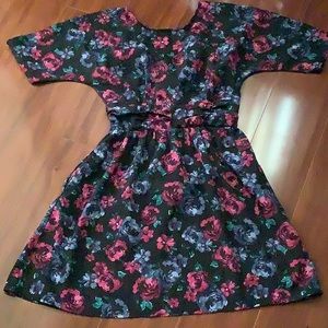 Flower print dress